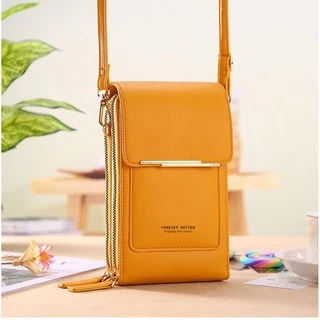 bolsa porta celular transparente transversal “forever Better”