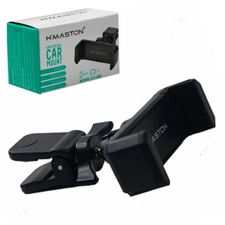 Suporte Celular E Gps Veicular Saida de Ar condicionado Grampo Ajustável 360° Hmaston CJ-350 Preto Porta aparelhos