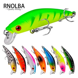 Isca De Pesca Minnow 70mm/7.9g Listrado Baixo Hard Bait Água Salgada Wobbler Iscas kit isca artificial para pesca