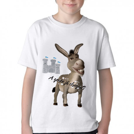 Camiseta Infantil Burro Do Shrek Blusa Criança E Adulto Todos Tamanhos 