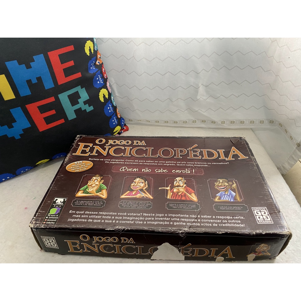 Jogo Tabuleiro Jogo da Enciclopédia | Shopee Brasil