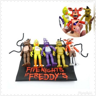 Kit 5 Bonecos Animatrônics Five Nights At Freddy's