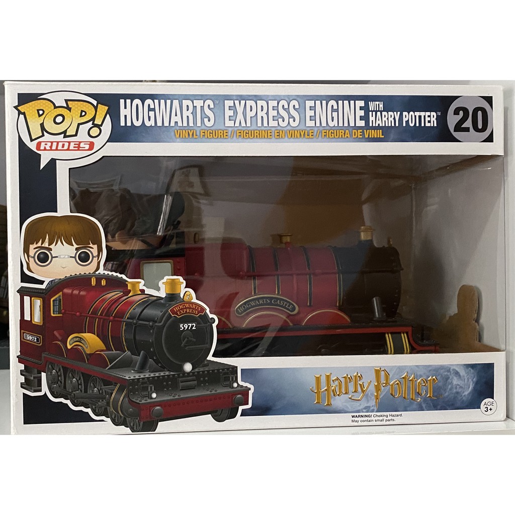 POP! Rides Harry Potter: Hogwarts Express Engine com Harry Potter - Funko