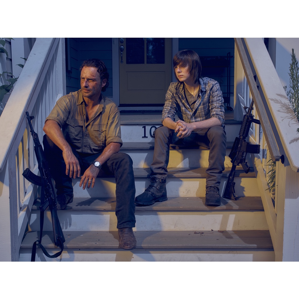 Tableau Toile The Walking Dead - 50x70 Cm - Multicolore - Neuf