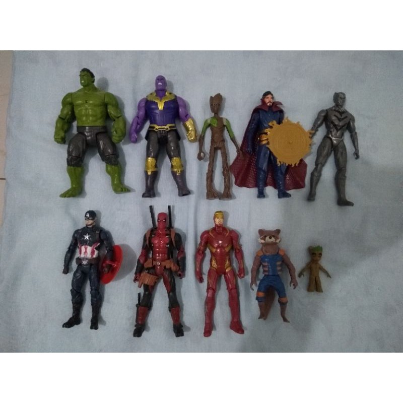 lote Bonecos articulados Marvel | Shopee Brasil