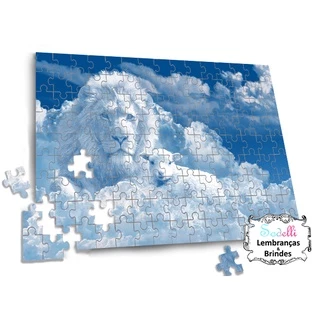 Quebra Cabeça O Leão e o Cordeiro 40 | 18 Peças - Puzzle