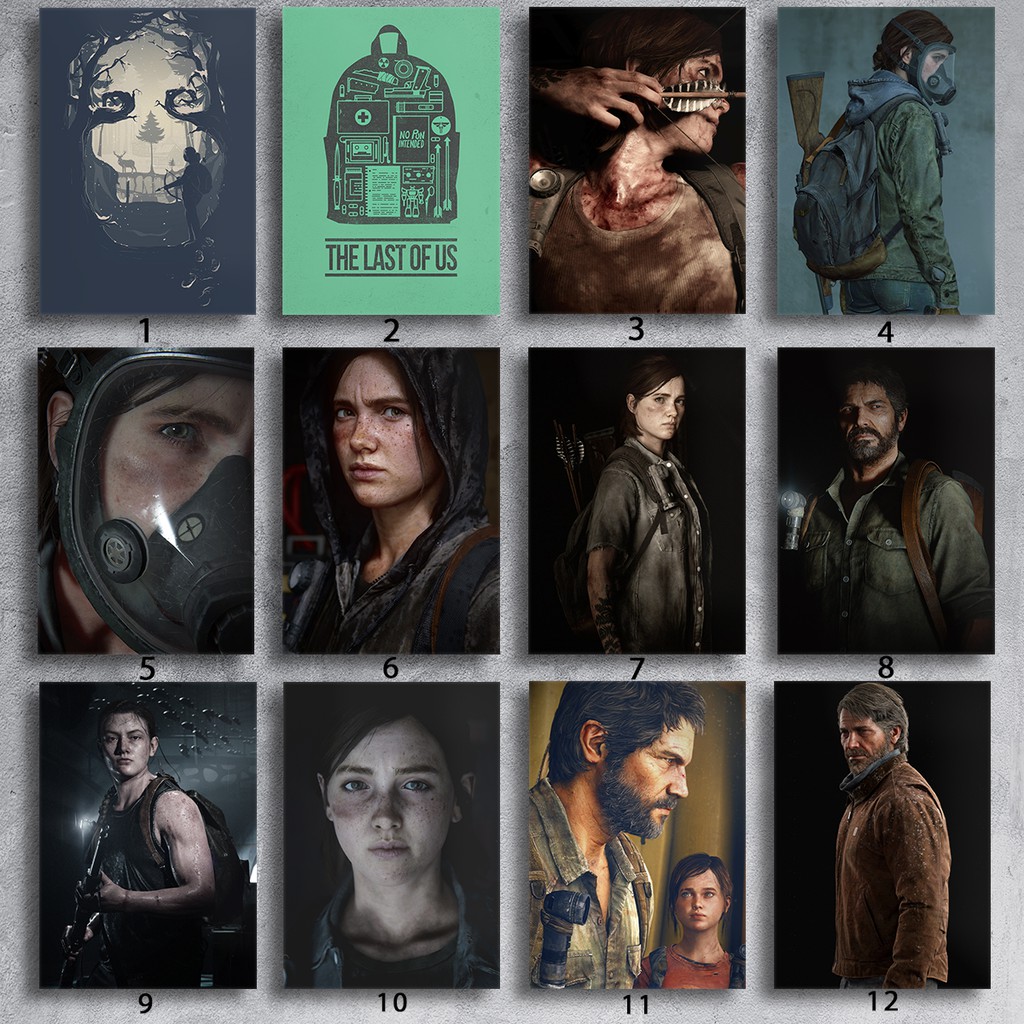 Quadro Decorativo The Last of Us Part Papel Envelhecido - Fran Adesivos de  Parede