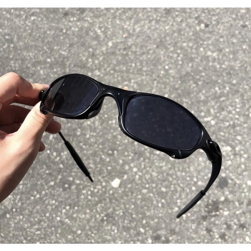 Óculos de Sol Juliet Carbon Lente Preta Transparente