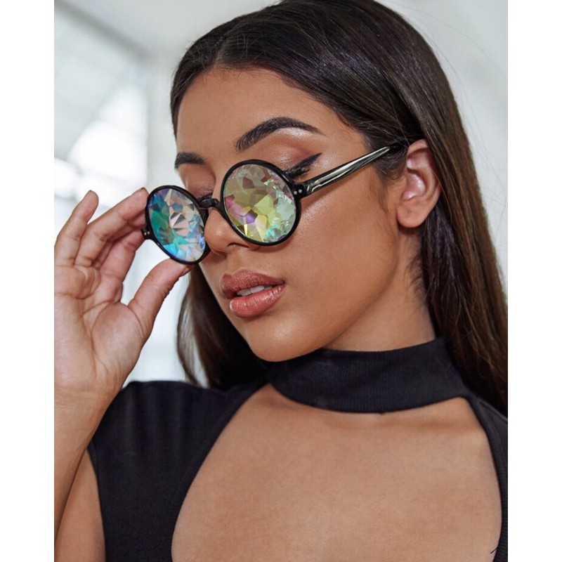 Óculos Caleidoscópio de Rave Festa Rave Música Eletrônica Óculos psicodélico