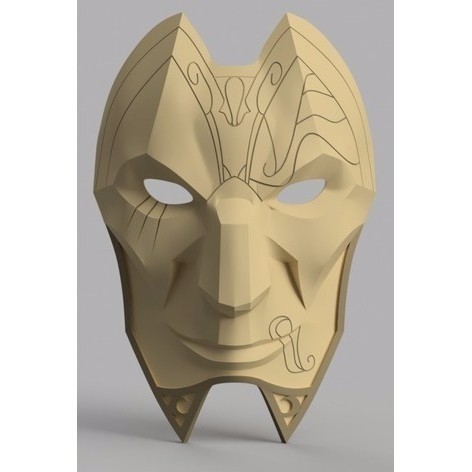 Máscara Jhin - Cosplay - League Of Legends