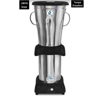 Liquidificador Industrial Baixa Rotação 6L Inox Bivolt Massas Açaí Bolo Maionese JL