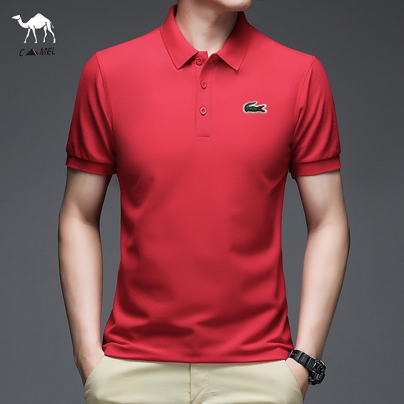 Camiseta Polo De Manga Curta Masculina Em 6 Cores