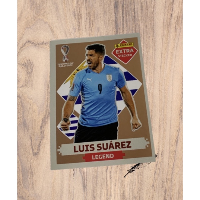 Figurinha Copa 2022 Legend Bordô Luis Suarez