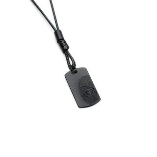Cordão Encerado Masculino Digital Quando estou longe de ti perco minha identidade