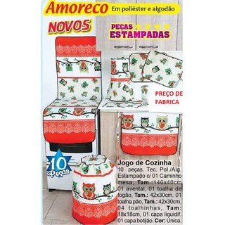 Jogo De Cozinha Bistro Kitchen - 01 Kit Com 2 Peças - Viivatex - Site de  tecidos para sofá, cortinas, papel de parede e móveis