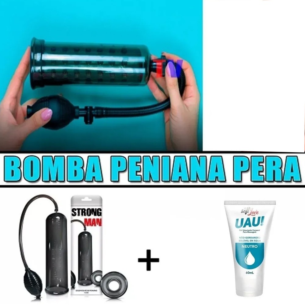 Bomba Para Pênis Strong Fumê Pêra - Para Desenvolvimento Peniano