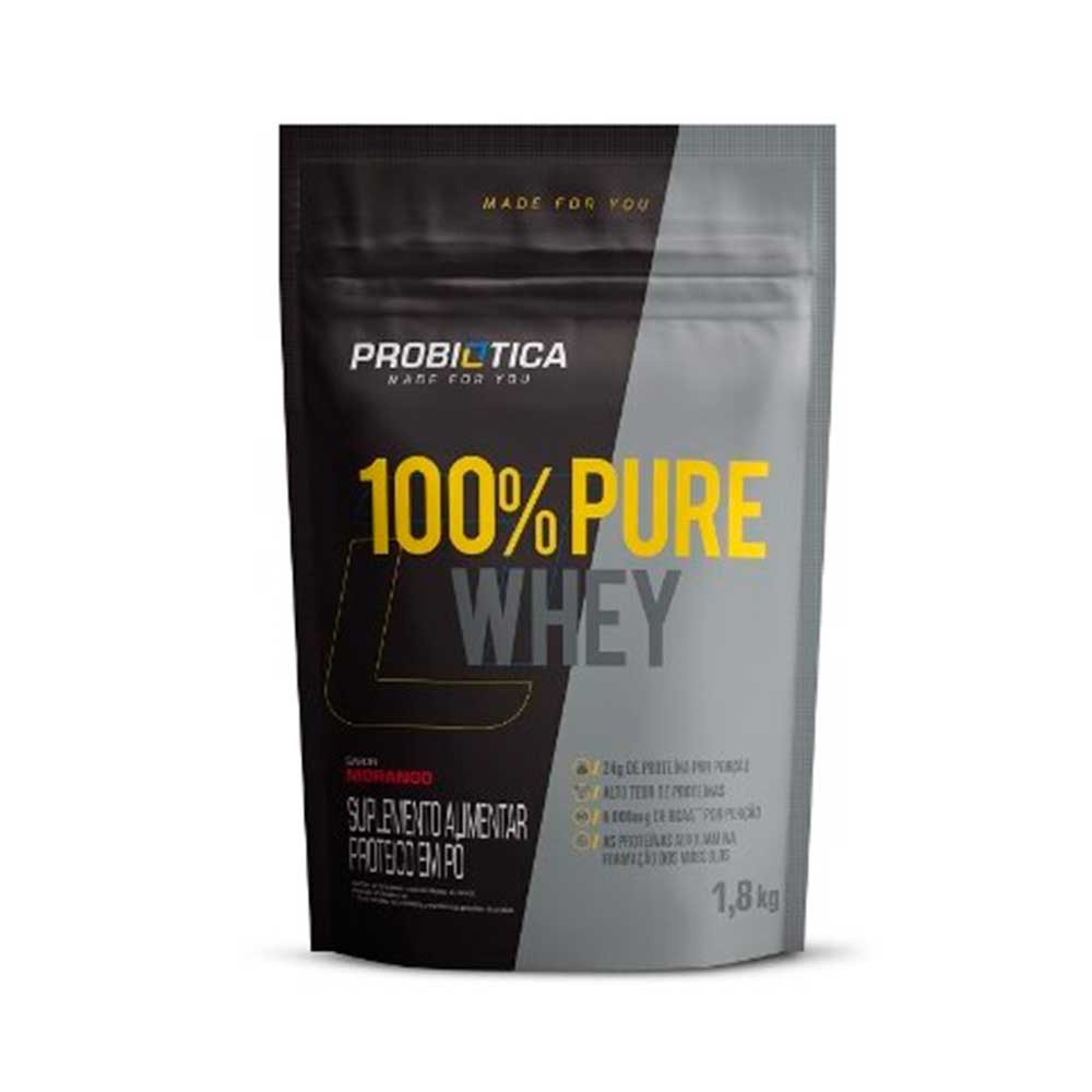 100 Whey Pure Probiotica Refil 1,8kg