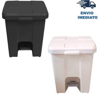 Lixeira Plástica Com Pedal 15 Litros Super Resistente JSN em Oferta na Shopee