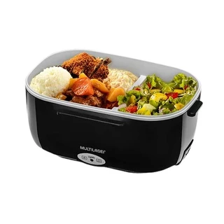 Marmita Elétrica, Marmiteiro Elétrico Aquecedor de Alimentos Gourmet com 60W 1 Litro Preto CE071 Multilaser Bivolt