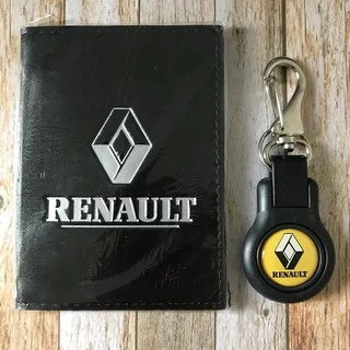 Kit Renault Porta Documentos + Chaveiro