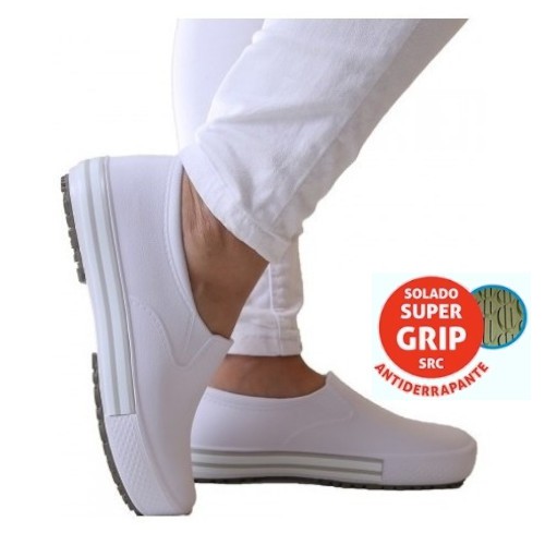 Sapato branco hot sale trabalho