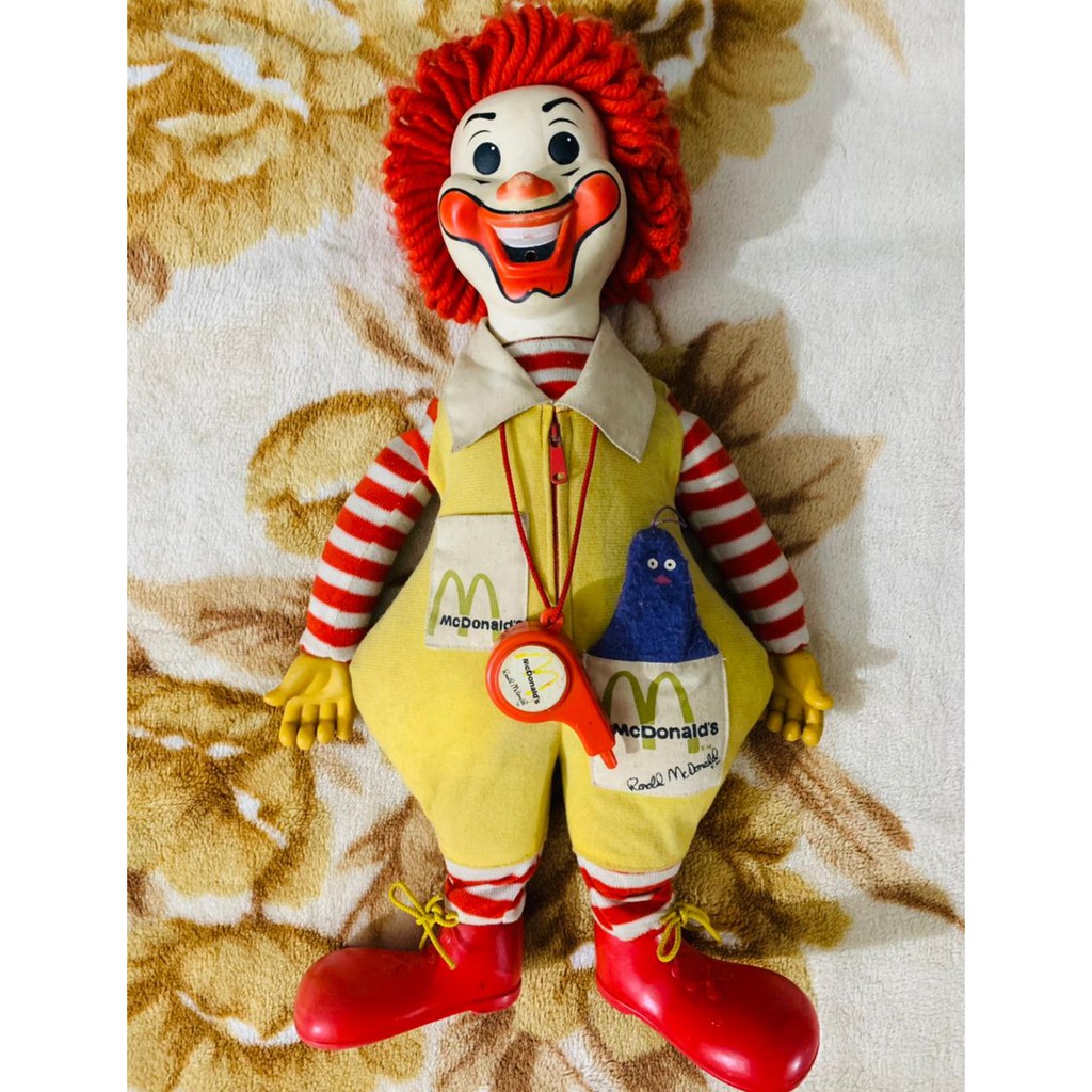 Boneco Ronald Mcdonald Hasbro 1978 Vintage Usa Importado | Shopee
