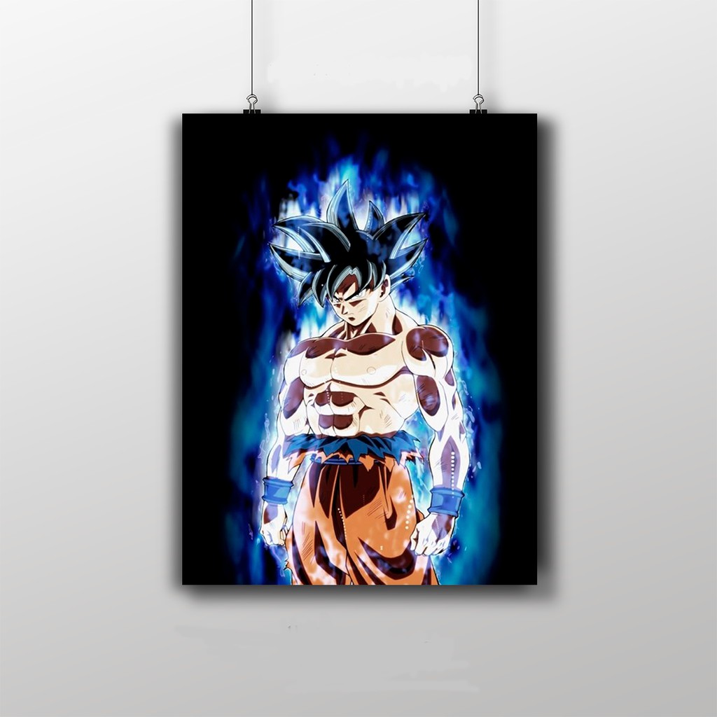 Placa Decorativa Goku criança e Goku adulto - Dragon Ball anime 20x30