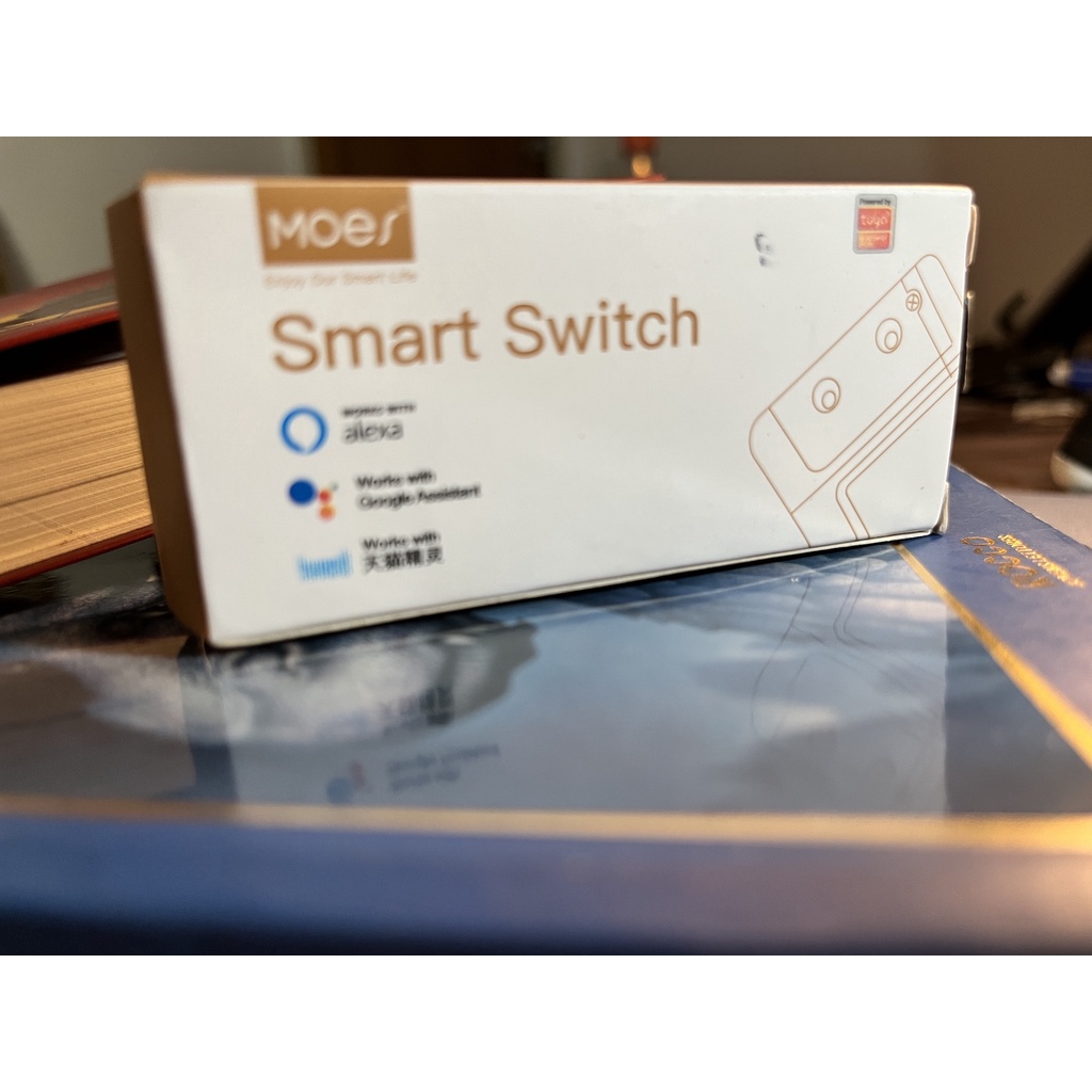 Shelly Em MOES Interruttore WiFi Smart Per Rack DIN - 1P N 16A, Misurazione, Compatibile Alexa/Google Sonoff Mini