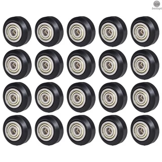 Aibecy 20 Peças Da Impressora 3d Pom Roda Da Polia 625zz Polia Tensor Da Engrenagem Passiva Roda Redonda Compatível Com Criatividade Ender 3 Cr-10 Cr-10S