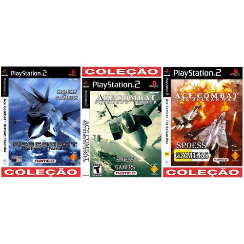 Ace Combat Collection Pal (3 Jogos) Ps2 Desbloqueado Patchs | Shopee Brasil