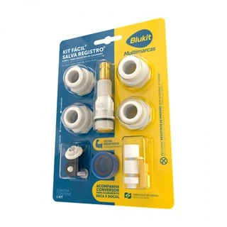 Kit Salva Registro Fácil 9 Em 1 Blukit Abs Universal