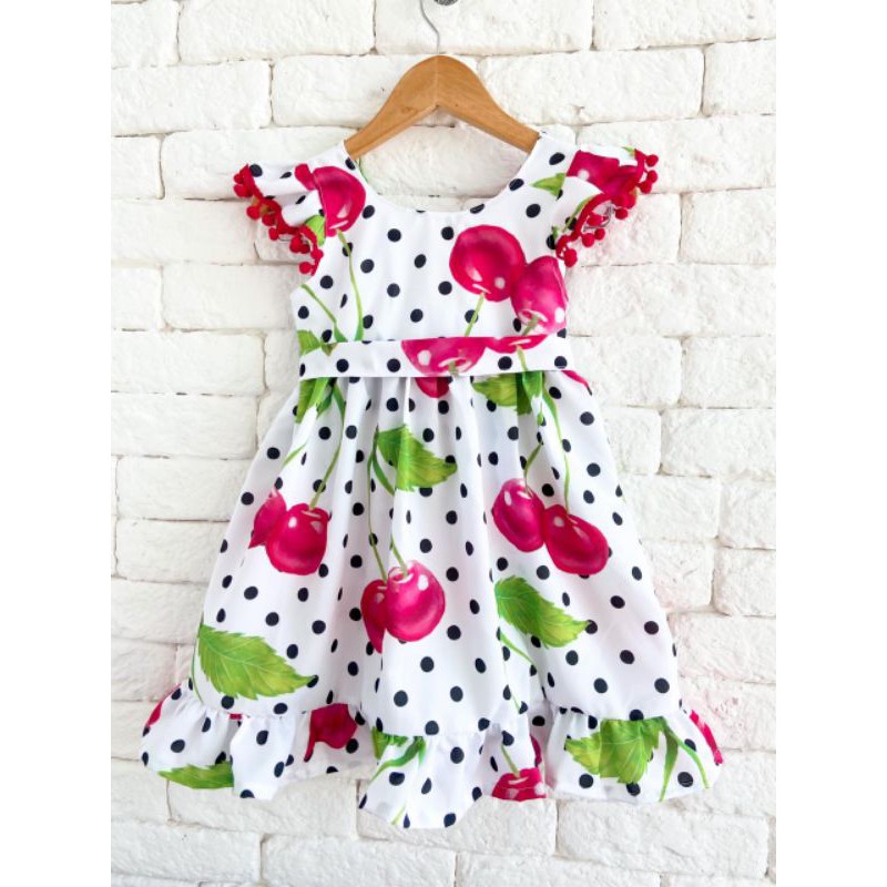 Vestido store frutas infantil