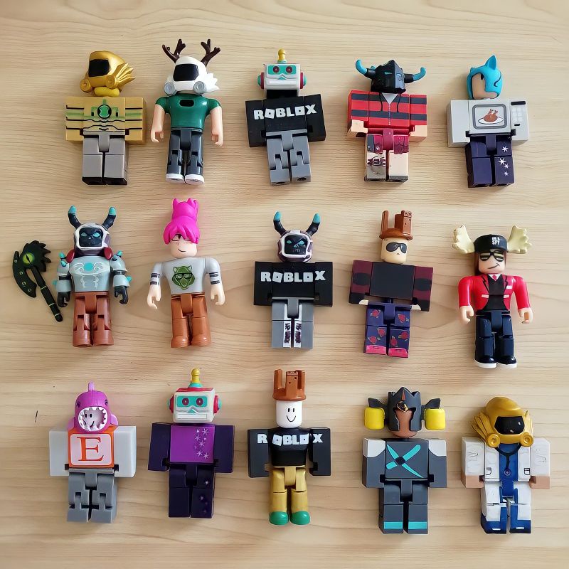 ROBLOX-Jogos do Mundo Virtual Building Block Dolls, Montar Brinquedos,  Bonecas em torno do jogo, Presentes infantis - AliExpress