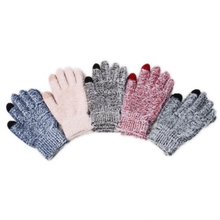 Luvas de chenile Masculina Feminina Inverno Quente