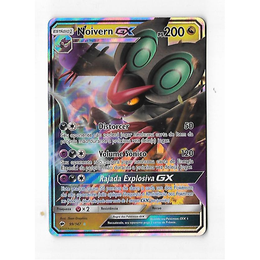 Carta Pokémon Rayquaza Gx Versão Extragrande (Jumbo) Original