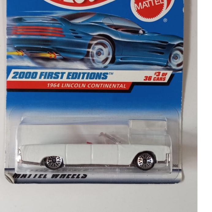 Hot Wheels 1964 Lincoln Continental 2000 063 1 64 Shopee Brasil