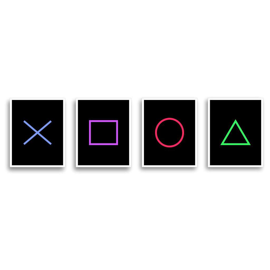 Quadros Decorativos Kit 5 Peças Mosaico Decoração Video Game Jogo Roblox  Fundo Vermelho