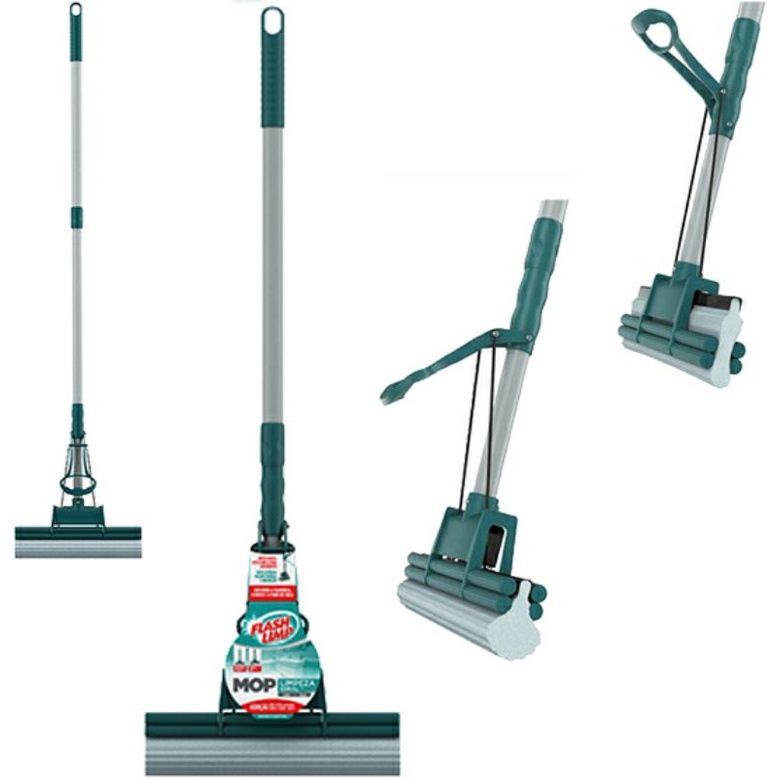 Rodo Mop Cabo Extensor Com Esponja | Shopee Brasil