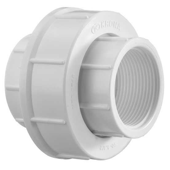 União Roscavel 3/4'' Branca - KRONA