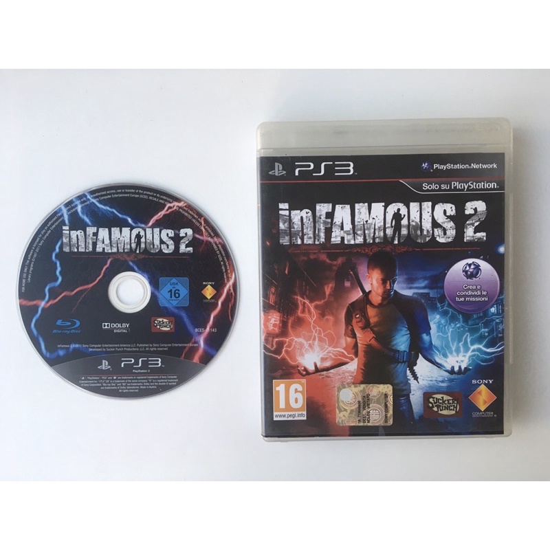Infamous 2 PS3 Mídia Física Original pronta entrega