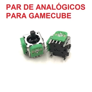 Par de Analógicos para controle de Gamecube GC para Reparo Substituição