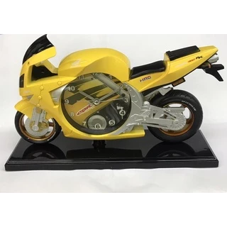 RELOGIO DE PAREDE MOTO CBR 600 PRESENTE CRIANCA ADULTO COLECAO DECORACAO SALA QUARTO ESCRITORIO MOTOCLUBE (QZ111) será enviado cor Disponível em estoque no momento da compra