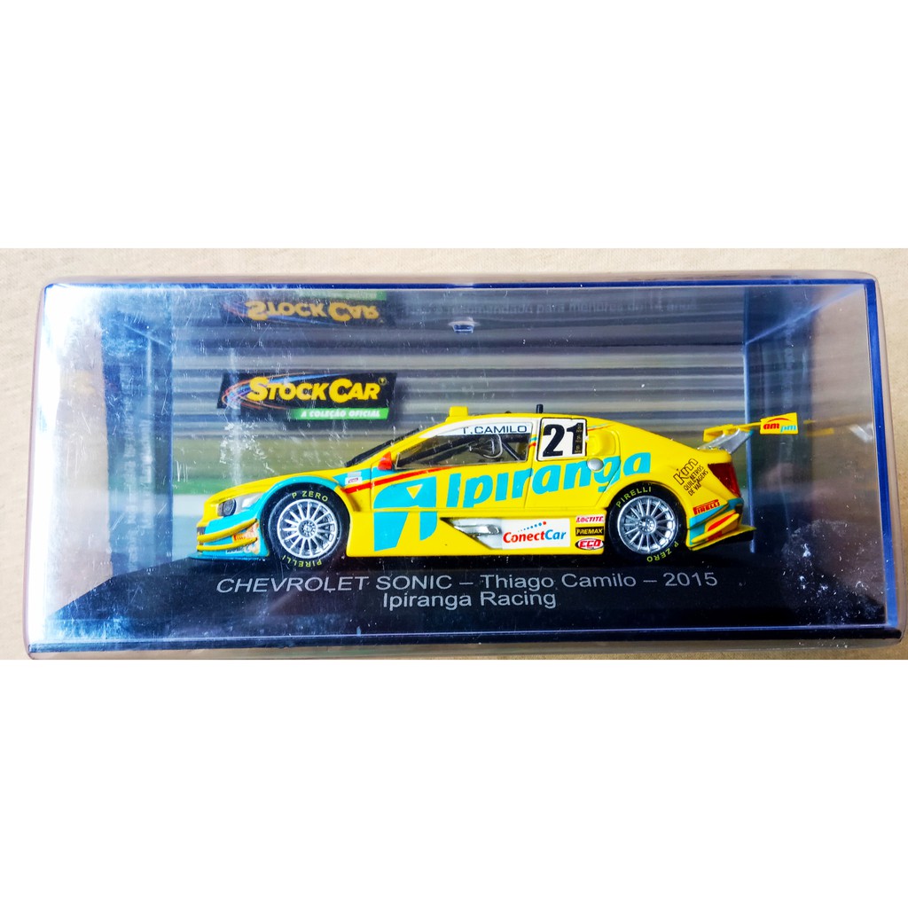 Miniatura Stock Car Chevrolet Sonic Rubens Barrichello E Thiago Camilo