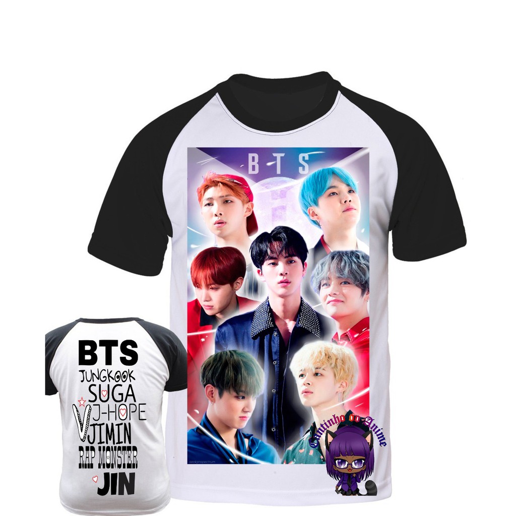 Blusa shops dos bts