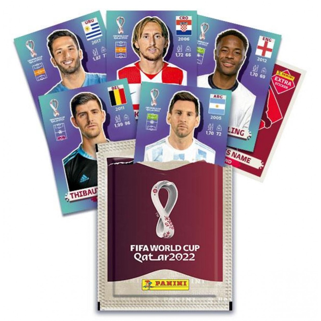 Panini Figurinhas Cromos Fifa World Cup Qatar 2022 | Shopee Brasil