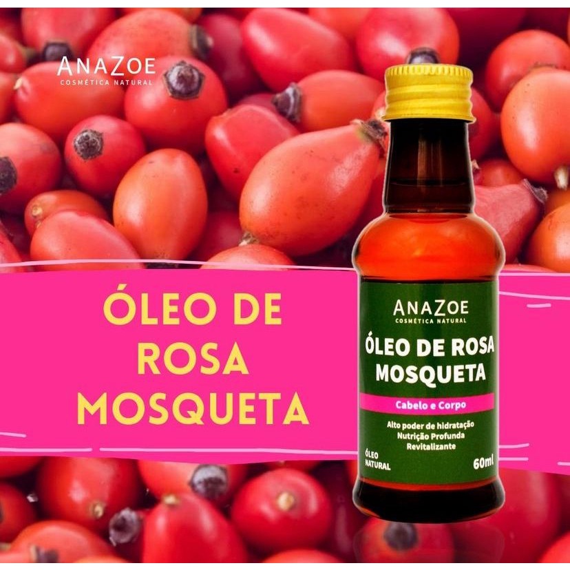 Óleo Vegetal de Rosa Mosqueta Para Seu Bem Estar, Pele e Cabelo ...