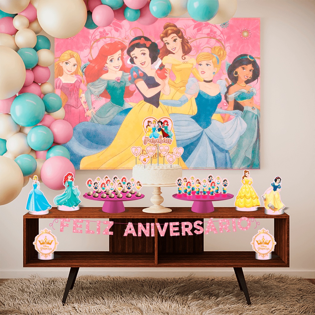 Kit Display + Painel 2x1,5m Festa Infantil Pool Party