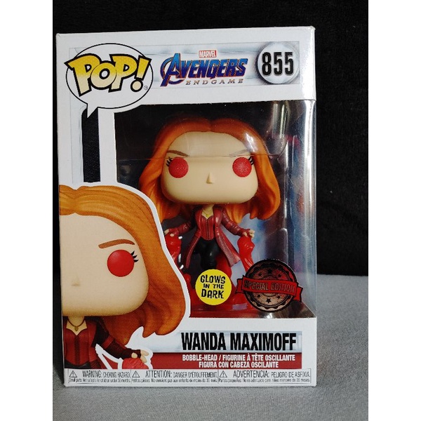 Funko Pop Marvel Avengers Endgame Wanda Maximoff - 855 Special Edition ...