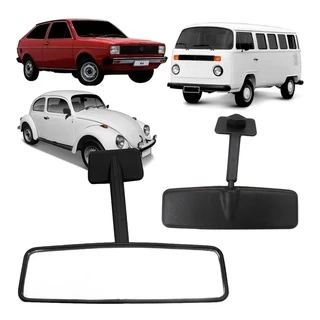 Retrovisor Interno Fusca 1975 A 1982 Gol 1980 A 1986 Perua Kombi 1977 A 1993