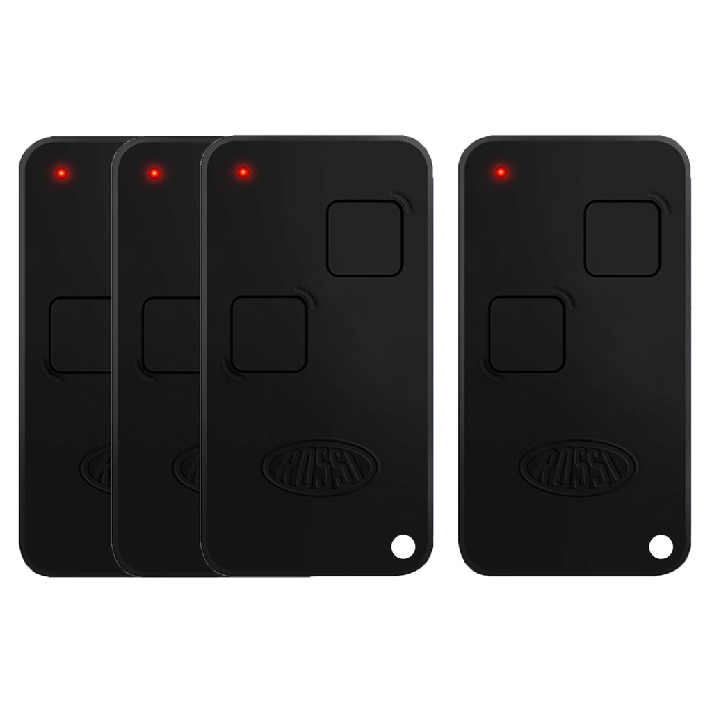 4 Controle Portão Rossi Ntx 433 Dz Nano Atto Dz3 Dz4 Bv Nano